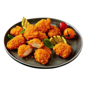 Crujientes de pollo empanado