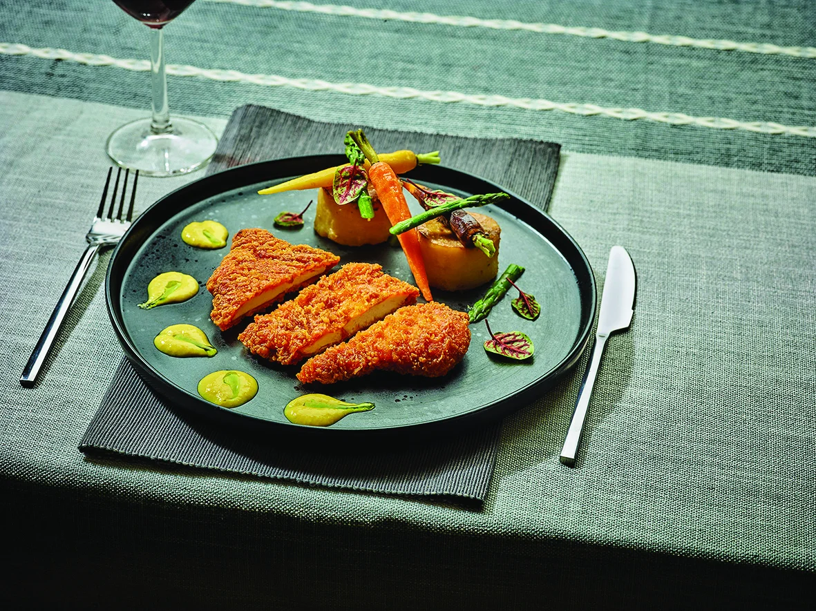 Filete de pechuga Nashville Tyson con patatas fondant